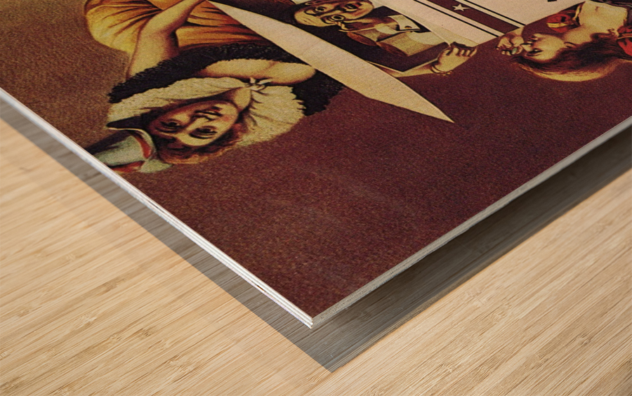 Admiral Cigarettes National Cigarette Tobacco Co Ad Poster 1890 Wood print