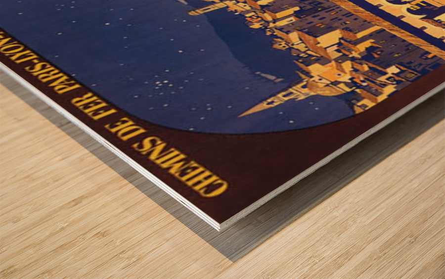 Florence Travel Poster Wood print