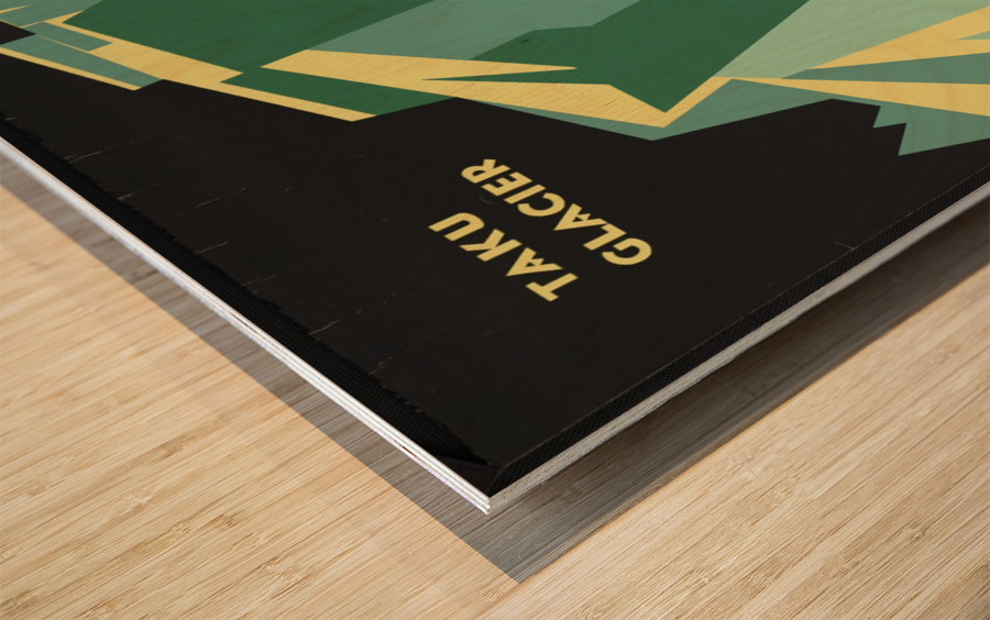 Alaska via Canadian Pacific Wood print