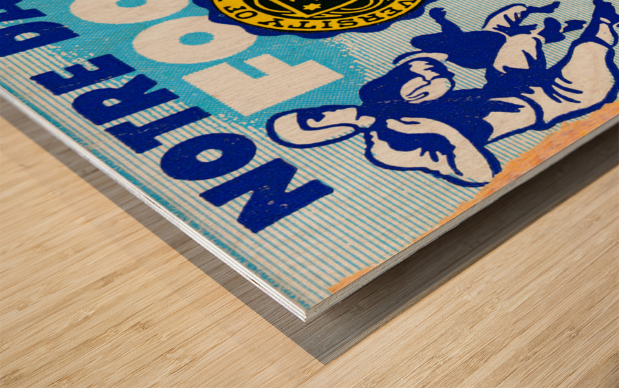 1954 Notre Dame vs. Navy Wood print