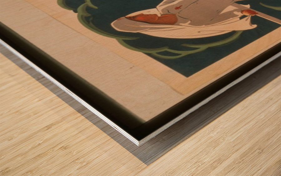 Vintage---Anti-Tuberculosis Wood print