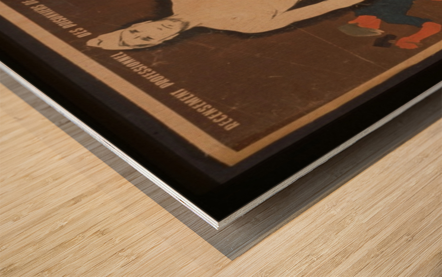 Vintage---French-Poster-4 Wood print