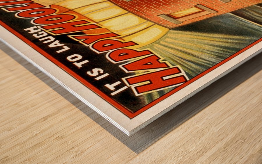 Happy Hooligan I Always Was a Jonah Vintage Poster 1902 Wood print