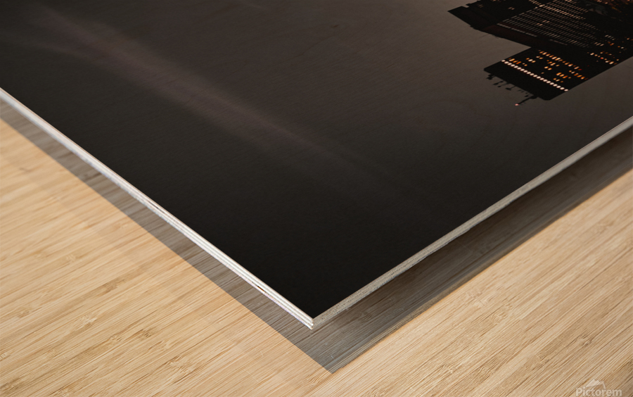 Streets of Providence Wood print