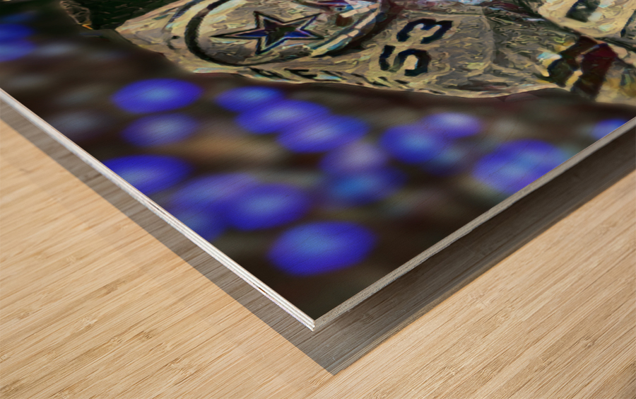 1977 Dallas Cowboys Gang Tackle  Wood print