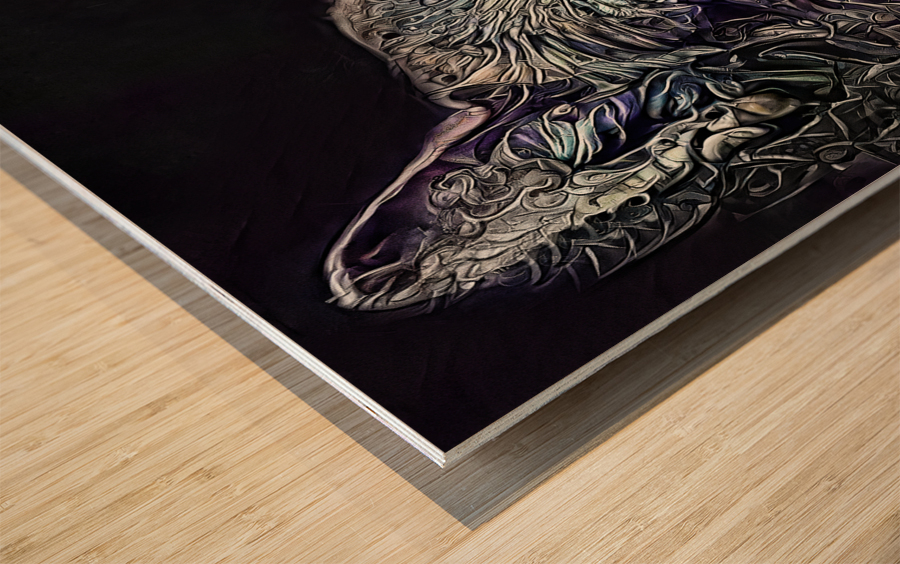 Duke The German Shepherd  Wood print