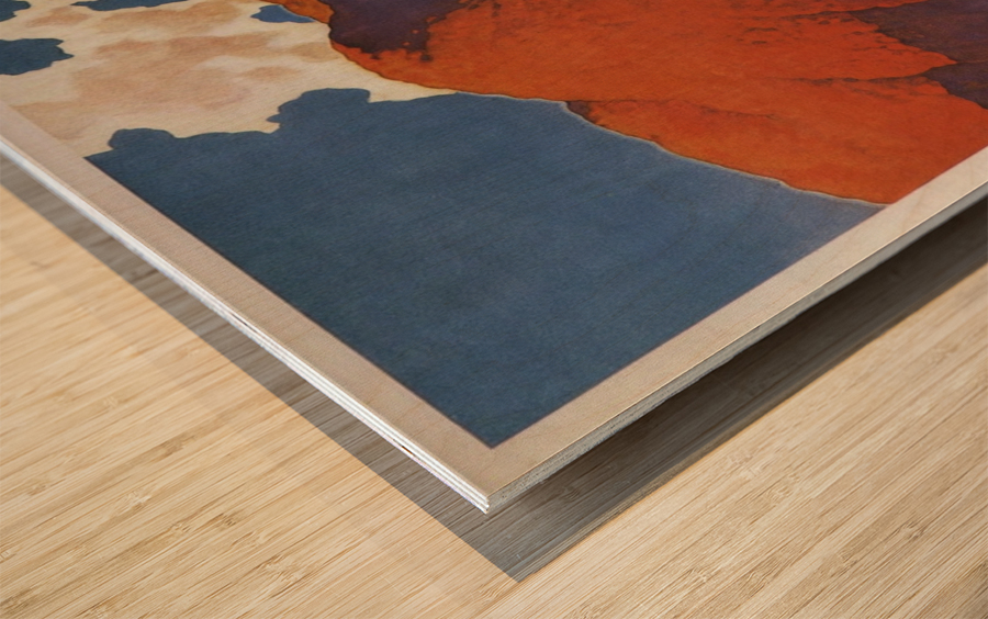 1941 The New Empire State Express poster Wood print