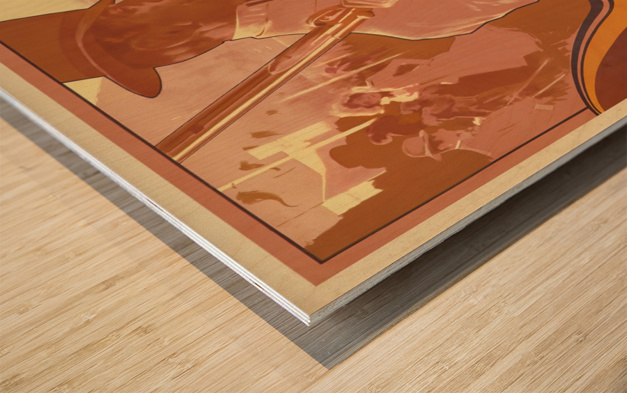 Monte Carlo Tir Aux Pigeons Wood print