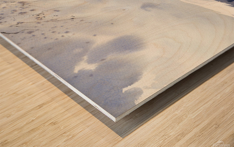 Mountain 2 Wood print