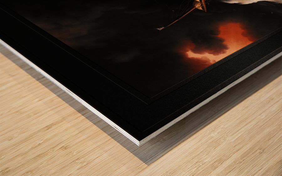 Christ in the Storm on the Sea of Galilee by Ludolf Backhuysen Remastered Xzendor7 Classical Fine Art Old Masters Reproductions Wood print