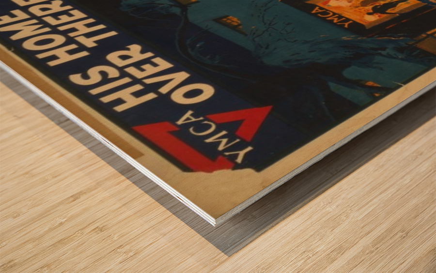 YMCA Home Wood print