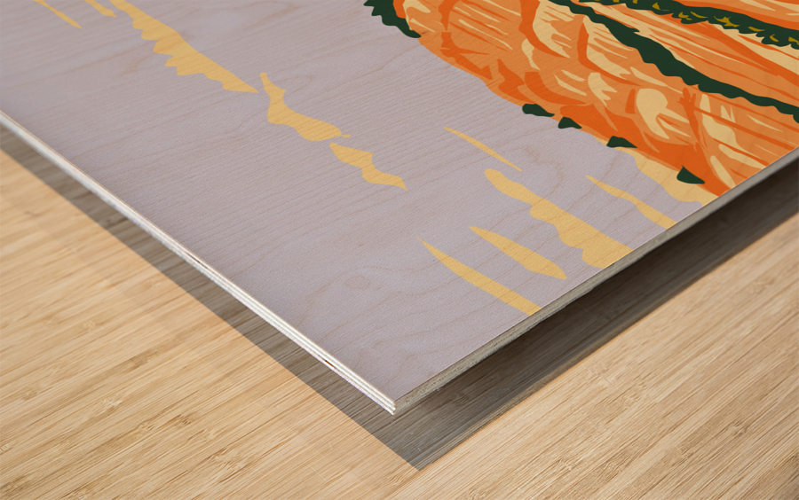 Theodore Roosevelt National Park WPA 1 Wood print