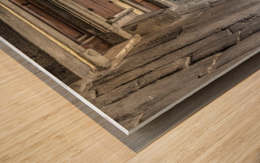 Italian Arcade Wood print