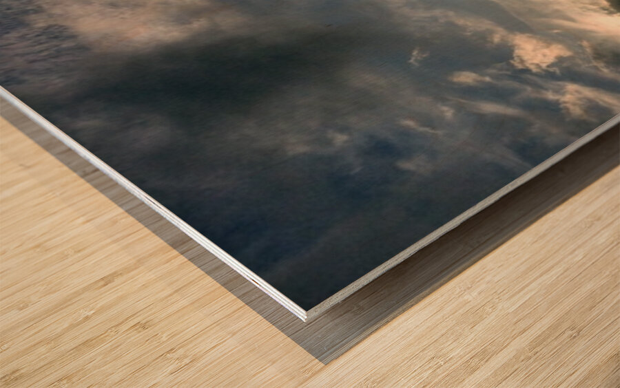 beautiful sky Wood print