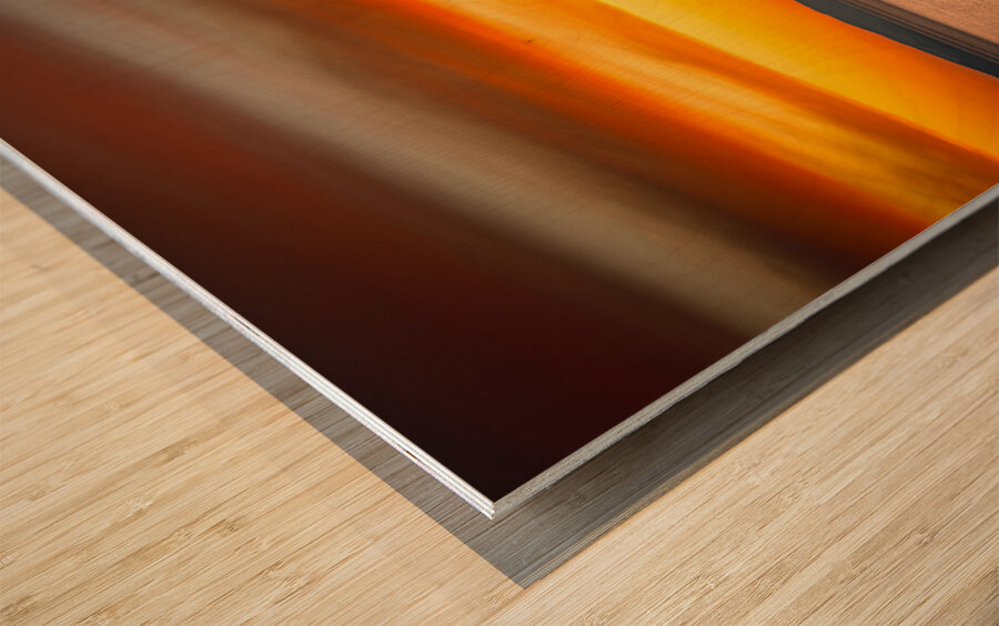 No 88- Maison Blanchette au crepuscule Wood print