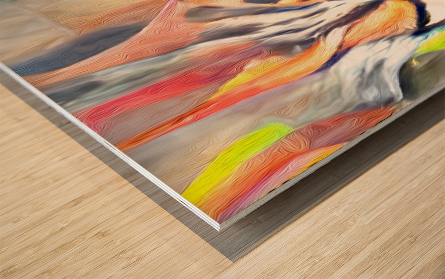 Crouched Tiger Hidden Dragon Wood print