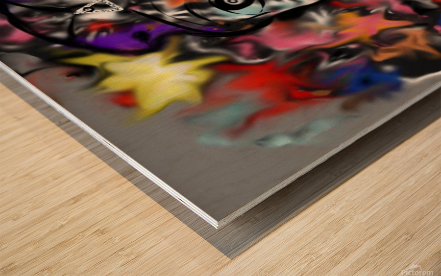 Tears of a Clown Wood print