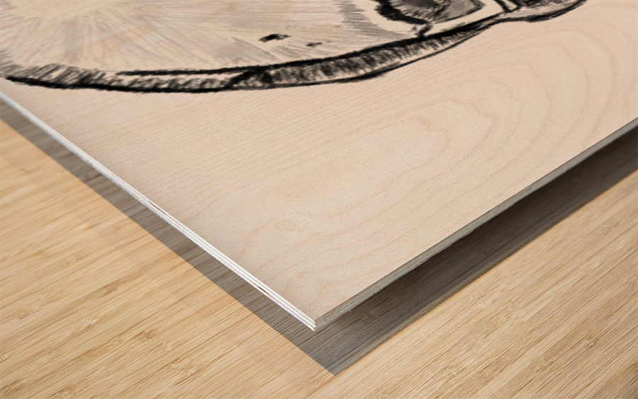 Meet Me Outside Wood print