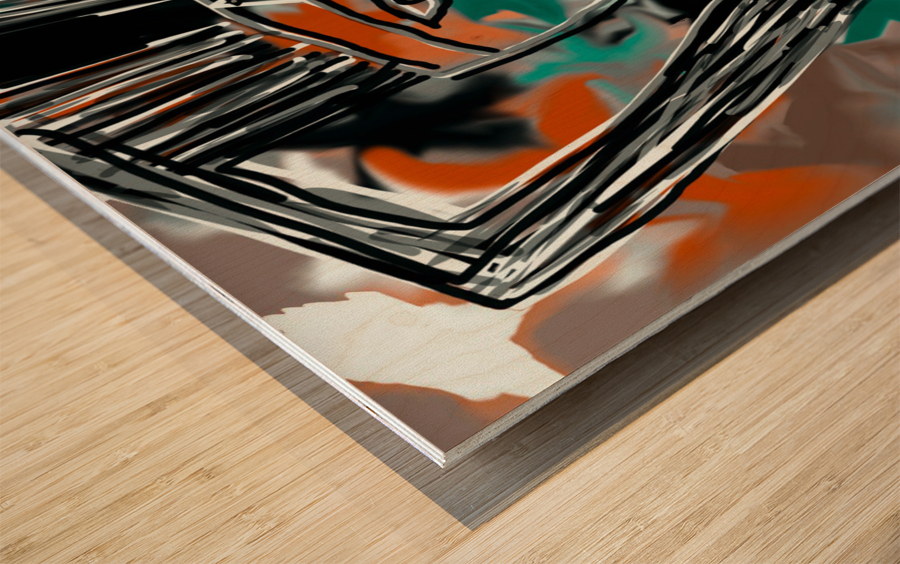 Ready to Rumble Wood print