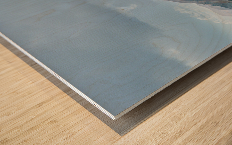 Storm Clouds Approaching Wood print