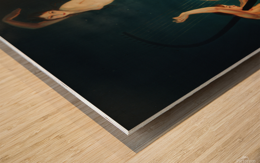 A dancer of ancient Egypt Wood print