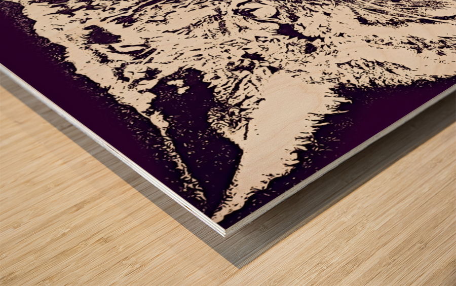 Vintage Kansas State Wildcat Art Wood print