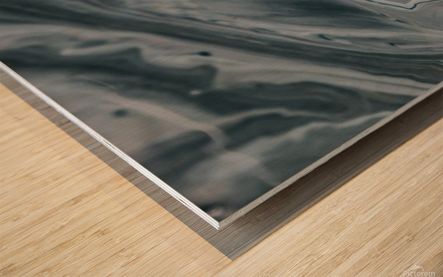 Abstract Sea Wood print