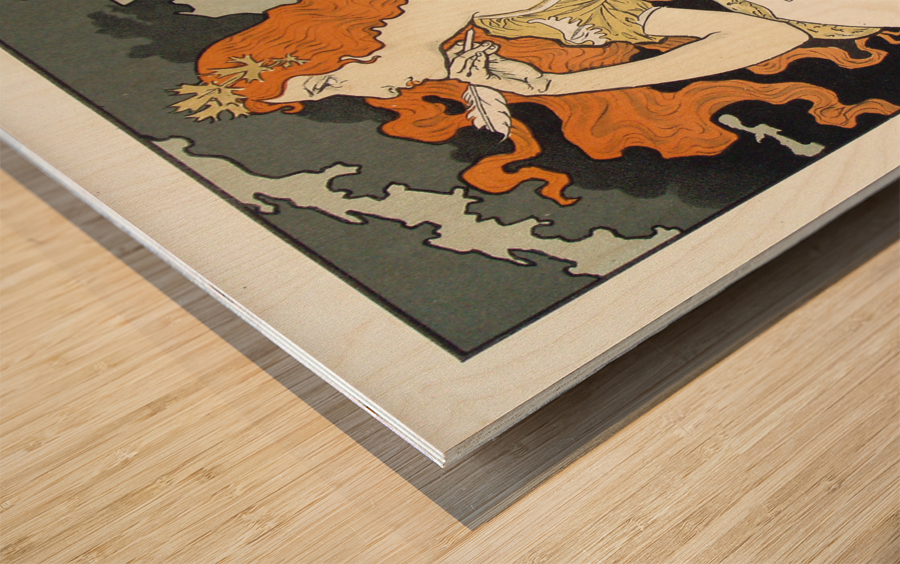 La meilleure de toutes les encres Wood print