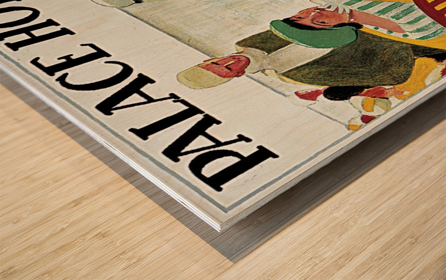 Palace Hotel Saint Moritz in Switzerland, 1947 Wood print