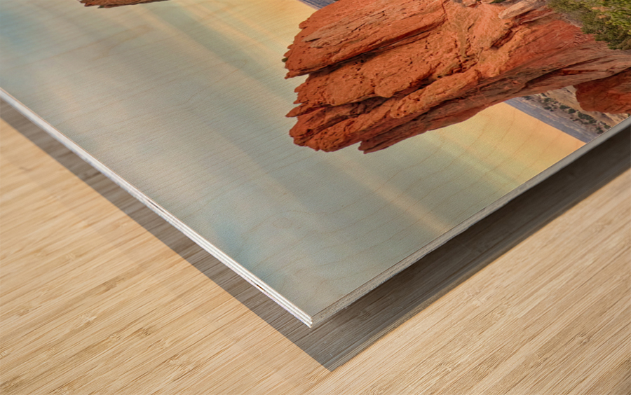 Gods Colorado Garden Wood print