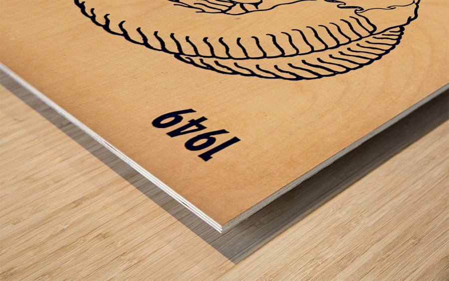 1949 LA Rams Wall Art Wood print