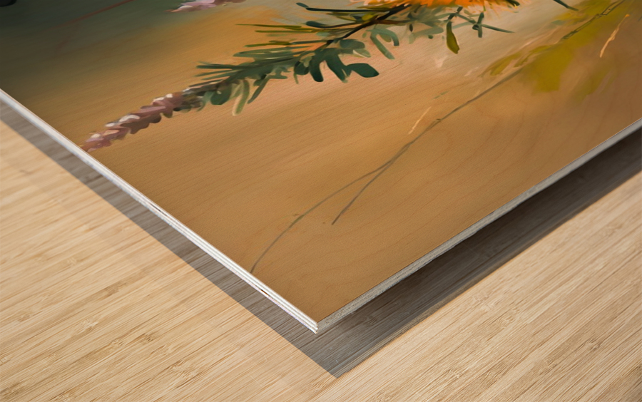 FLOWER WORLD no.63 Wood print