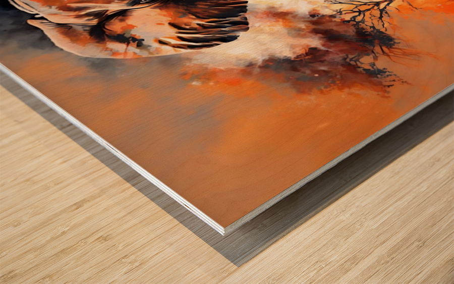 Wild no.40 Wood print