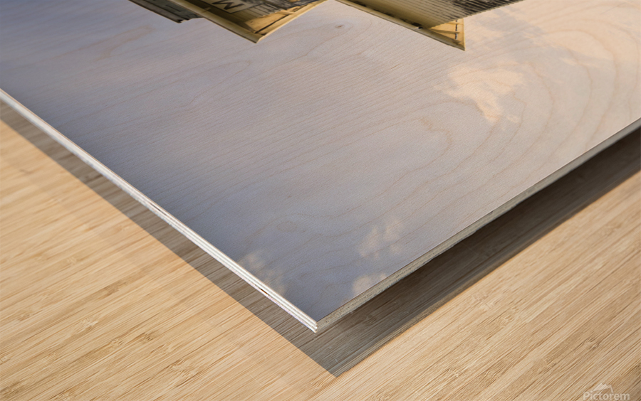 Model Township Wood print