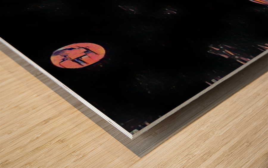 Night Sky 4 Wood print