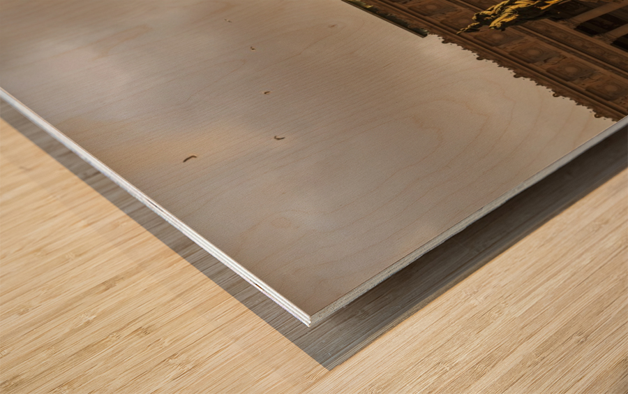 Statue of Victor Emmanuel; Rome, Italy Wood print