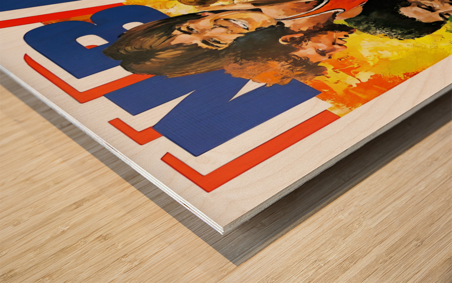 1978 NBA All-Star Game Art Wood print