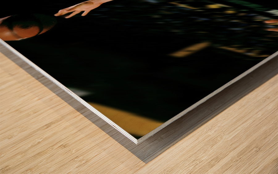 1981 Larry Bird Jumper Wood print