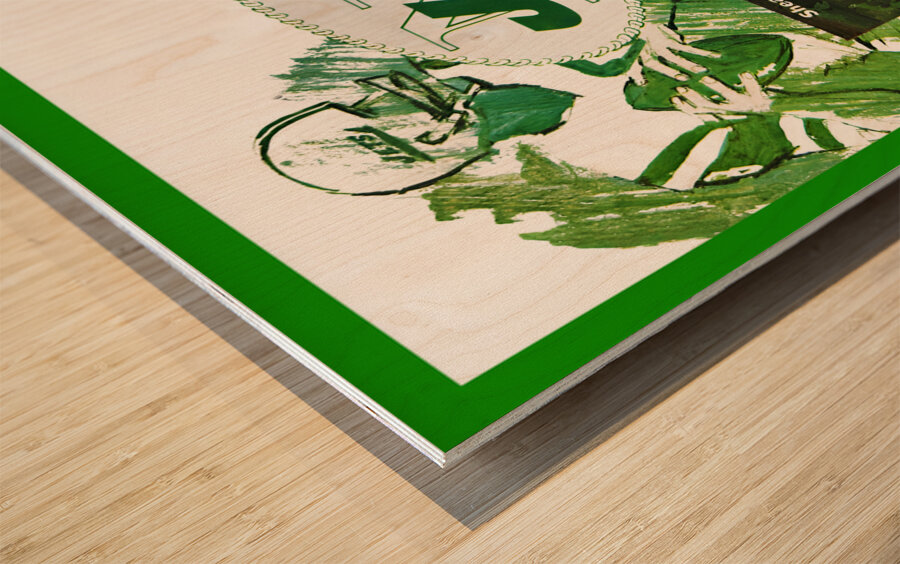 1964 New York Jets Remix Art Wood print