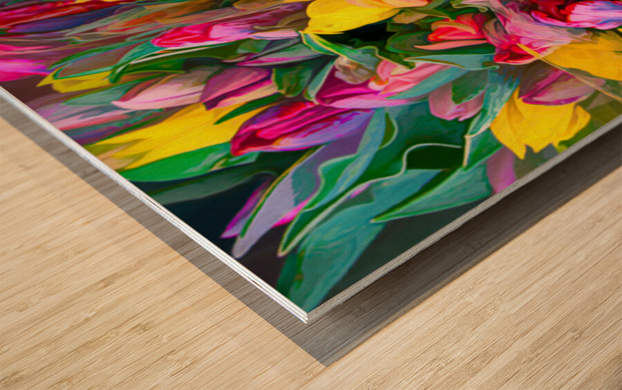 Not One Colour Missing Wood print