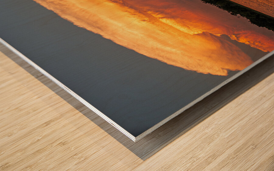 Supercell Wood print