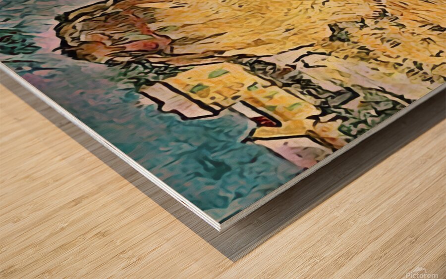 van gogh haystacks in provence2 Wood print