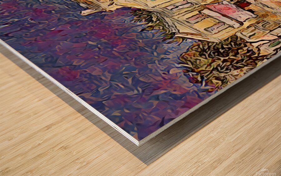 vincent van gogh house 4 Wood print