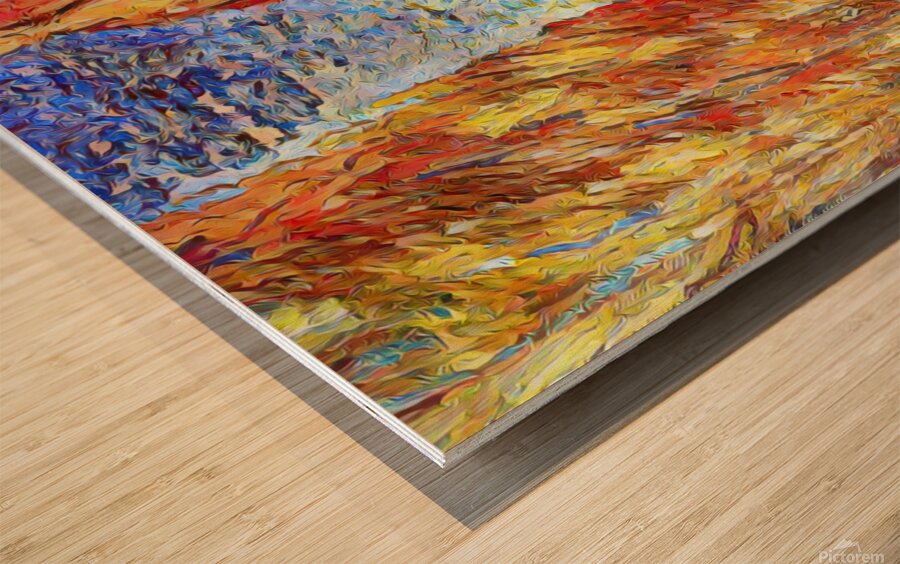 Van gogh lallee des alyscamps 6 Wood print