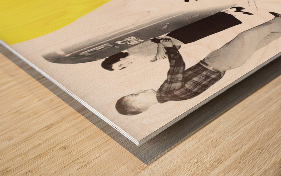 1949 Coke Art Wood print