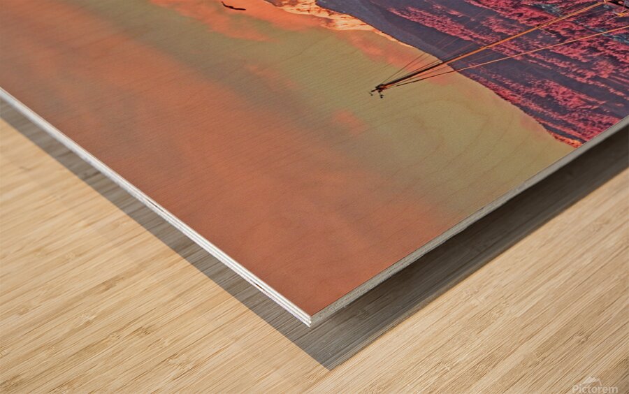 Full Light Spectrum Sunrise At Comox Harbour 4 Wood print