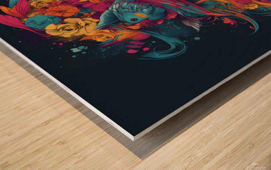 Seraph Art 6 Wood print