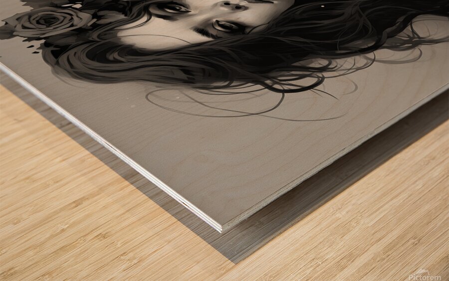 Seraph Art 21 Wood print