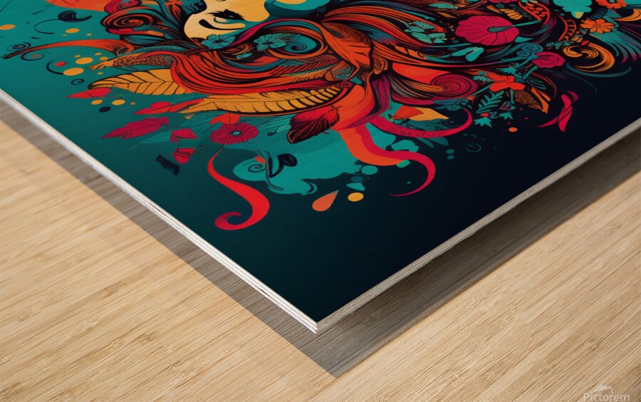 Seraph Art 33 Wood print