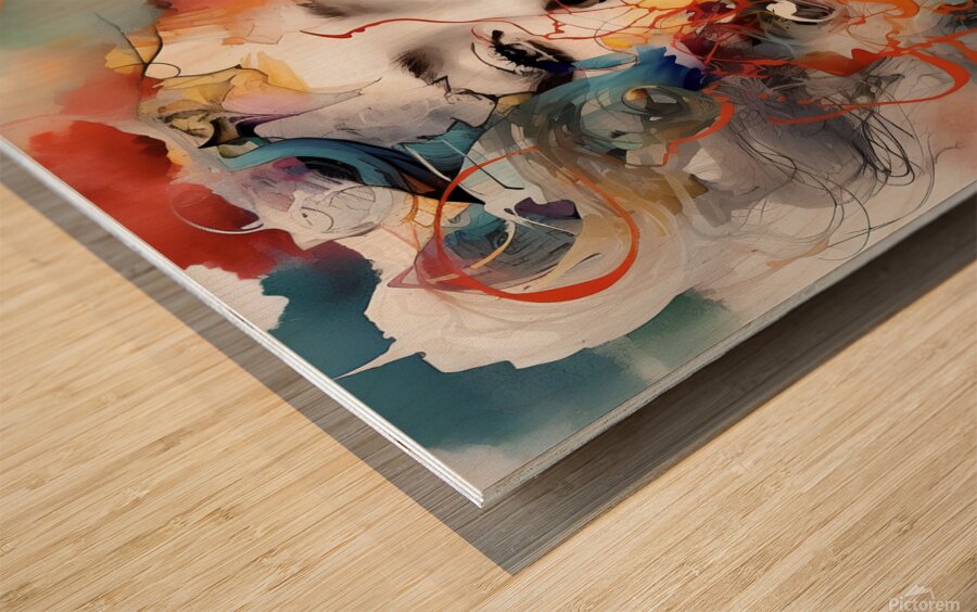 Seraph Art 15 Wood print